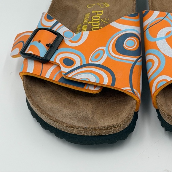 Birkenstock Kids Sandals with Orange and Blue Circles - Picture 2 of 12